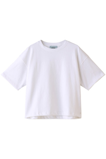 SALE 【40%OFF】 SERGE de bleu サージ ショートクルーTシャツ ホワイト