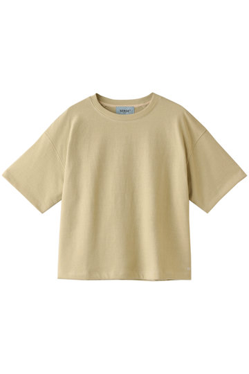 SALE 【40%OFF】 SERGE de bleu サージ ショートクルーTシャツ サンドベージュ