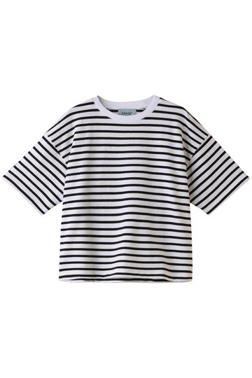 SALE 【40%OFF】 SERGE de bleu サージ ショートクルーボーダーTシャツ ボーダー