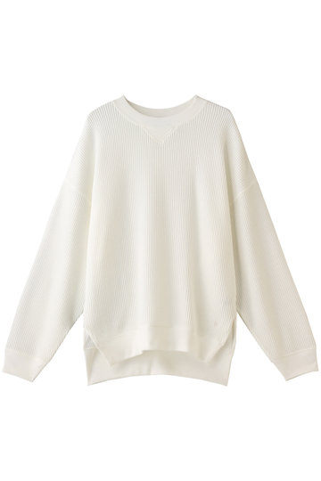 SALE 【40%OFF】 SERGE de bleu サージ サーマルコクーンロングスリーブTシャツ ホワイト