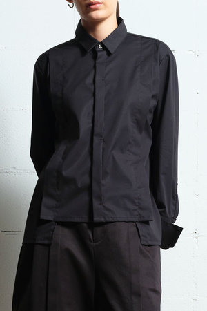 ピアッカセッテ/ph7+のタックロングスリーブシャツ(110400/110403)