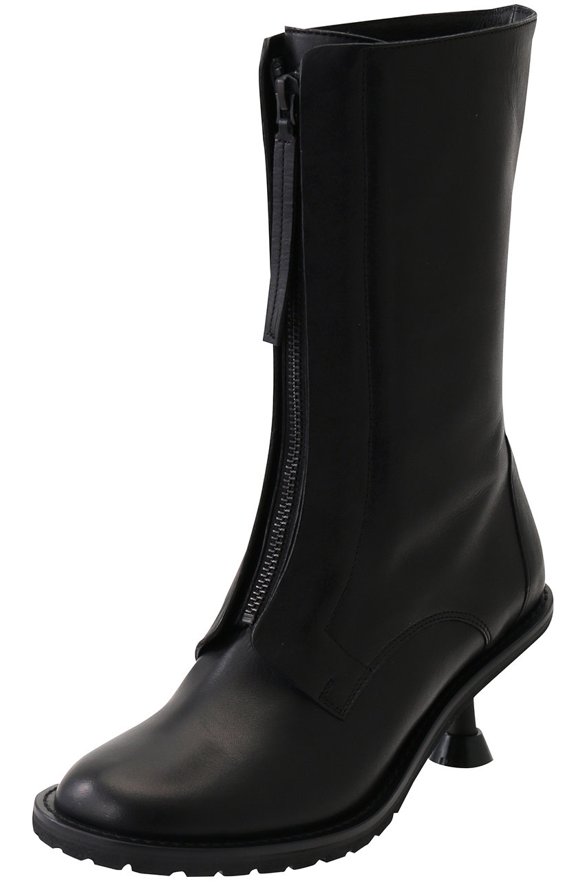 ph7+(ピアッカセッテ)｜センターファスナーヒールミドルブーツ