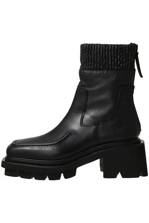 ピアッカセッテ/ph7+のタンクソールスクエアトウショートブーツ(130300/130301)