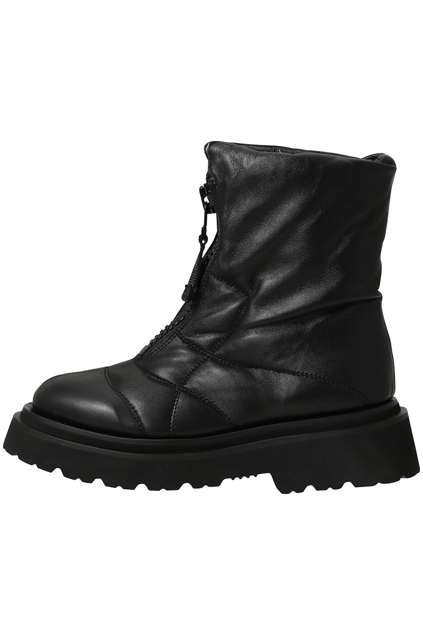 ph7+ パディングショートブーツ (ブラック, 39(25.1cm)) ピアッカセッテ ELLE SHOP ph7+ パディングショートブーツ (ブラック, 39(25.1cm)) ピアッカセッテ ELLE SHOP