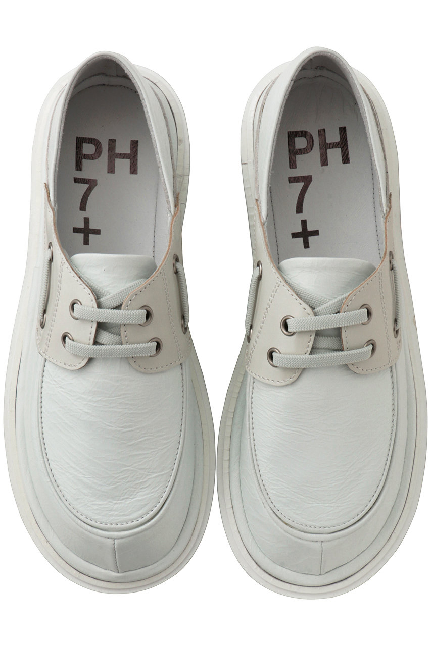 ピアッカセッテ/ph7+のソフトデッキシューズ(ホワイト/P2S0344)