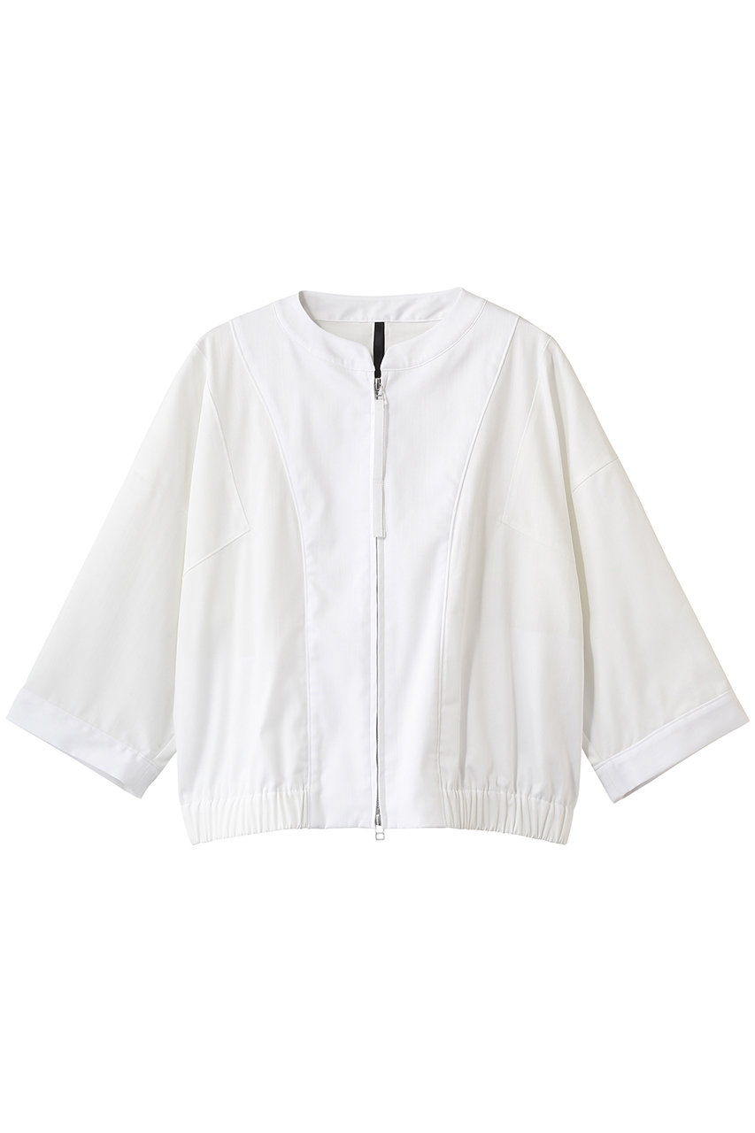 ピアッカセッテ/ph7+のファスナー付きプルオーバー(ホワイト/P4SSH22)