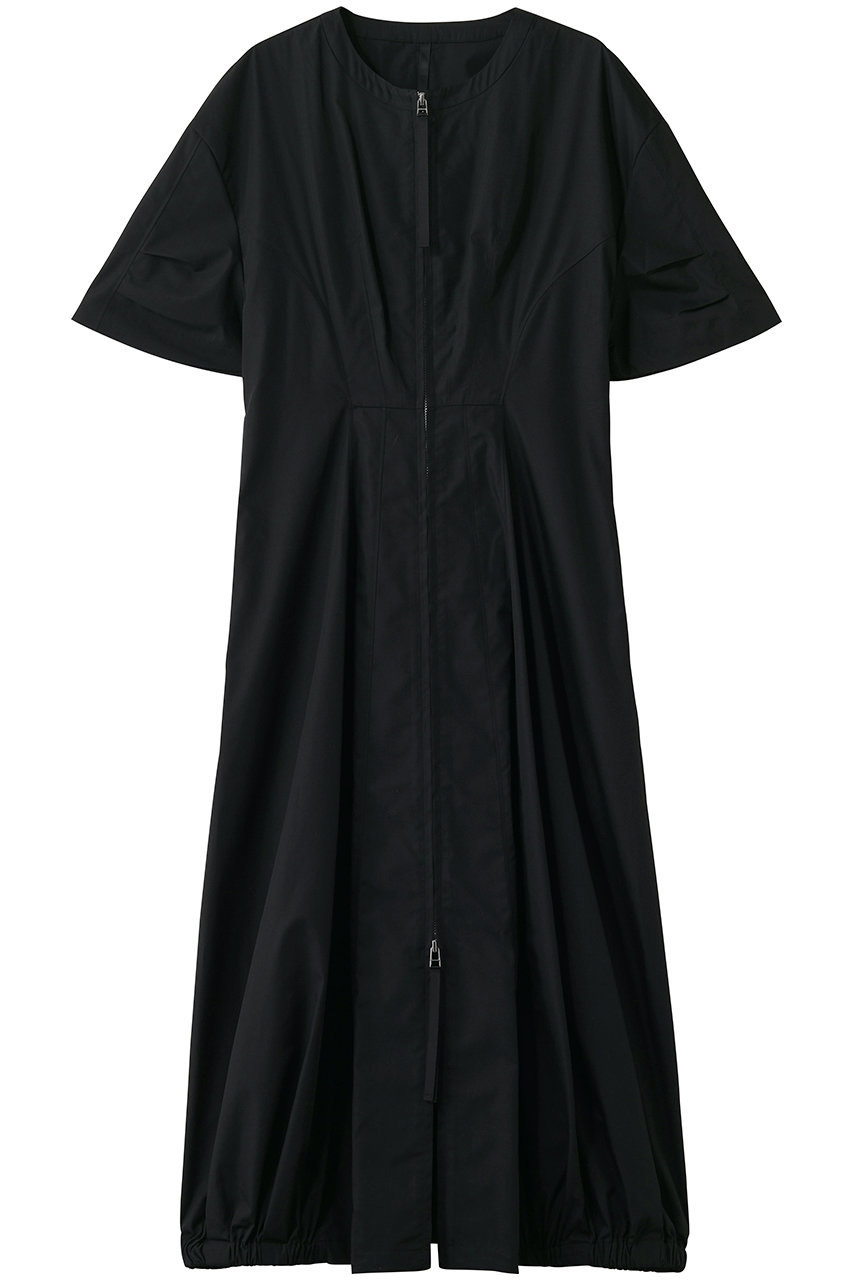 ピアッカセッテ/ph7+のファスナー付きコクーンワンピース(ブラック/P4SOP20)