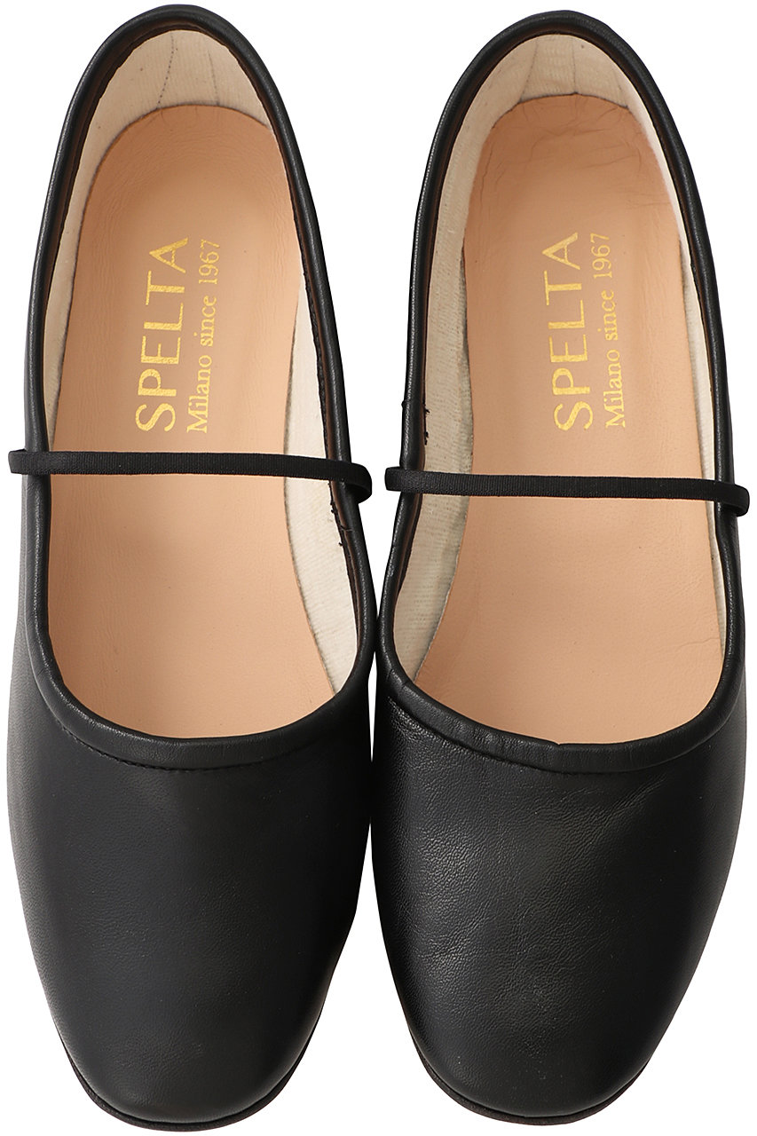  SPELTA PEPPER バレエシューズ (ブラック 36(22.5)) スペルタ ELLE SHOP