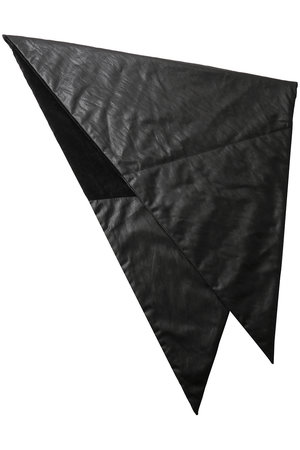 レザーライクタフタパデッドスカーフ