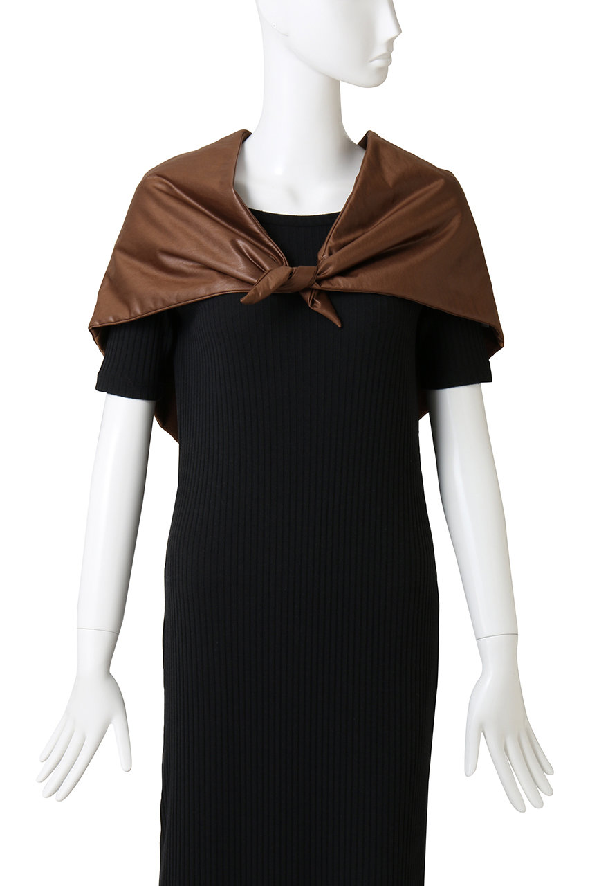 kijima takayuki レザーライク スカーフ KIJIMA TAKAYUKI - LEATHER LIKE TAFFETA PADDED SCARF – IN MY BOOK STORE