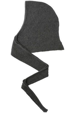 キジマ タカユキ/KIJIMA TAKAYUKIのBOUCLE KNIT HOODED SCARF(140100/140101)