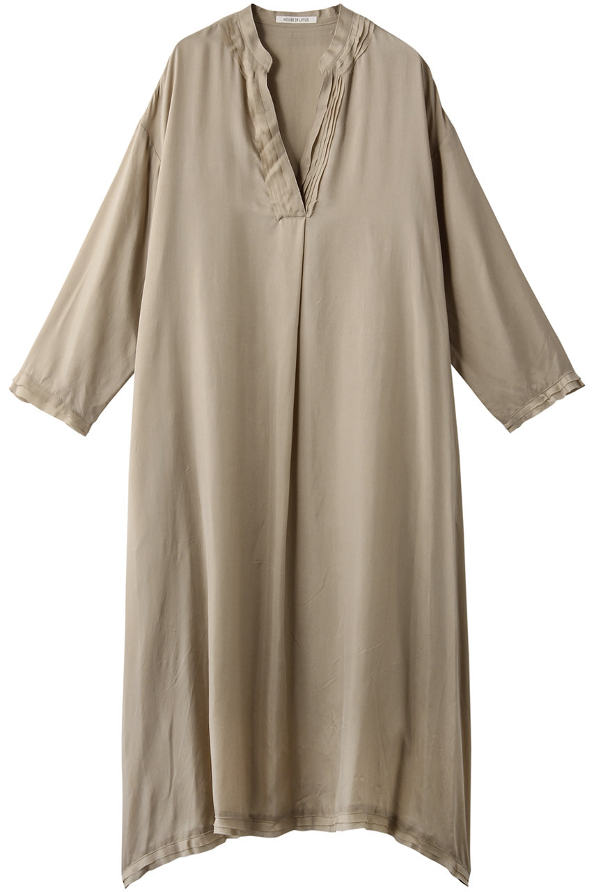 SALE 【40%OFF】 HOUSE OF LOTUS ハウス オブ ロータス ヴィンテージキュプラワンピース ベージュ