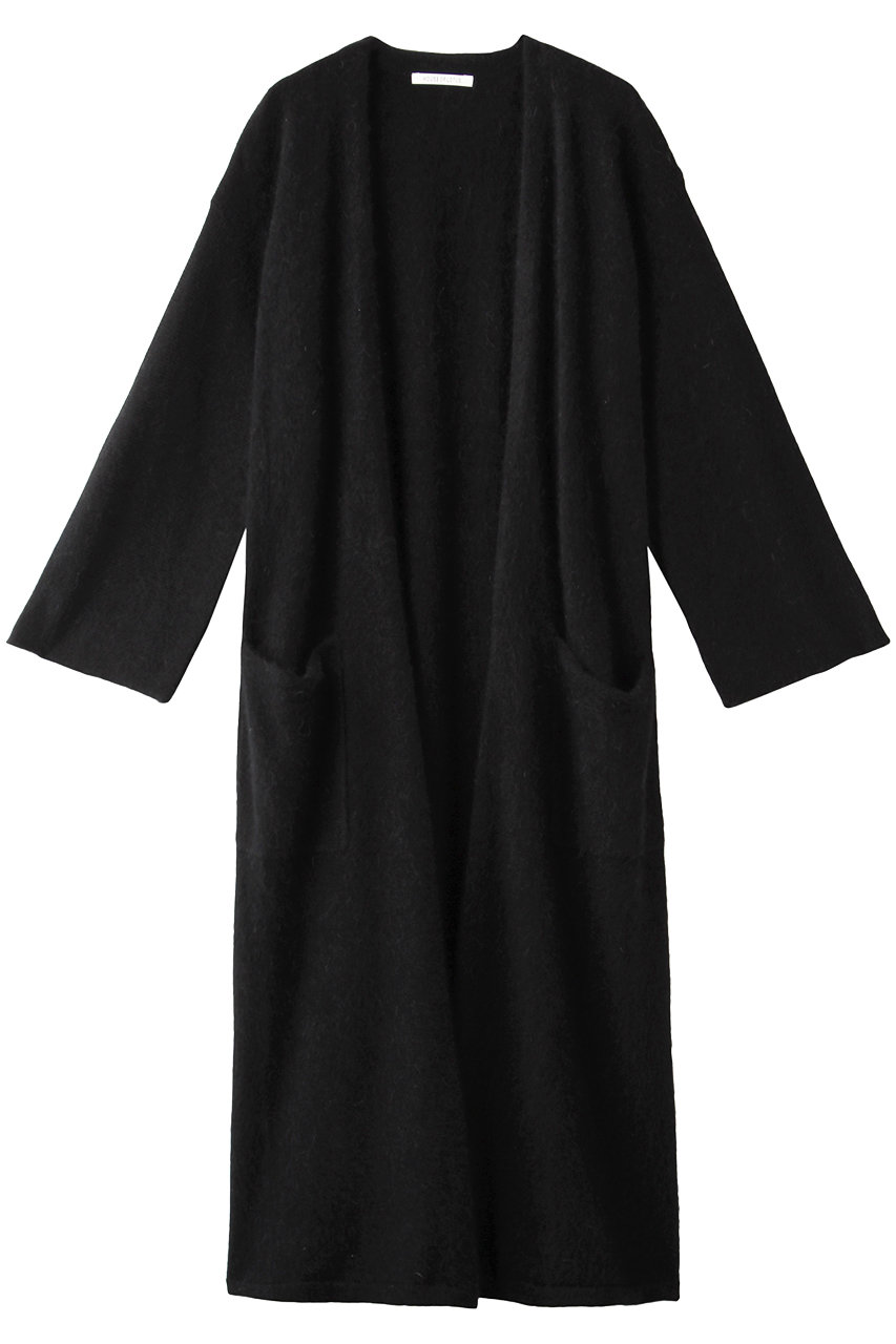 SALE 【50%OFF】 HOUSE OF LOTUS ハウス オブ ロータス アンゴラファーニットロングカーディガン ブラック