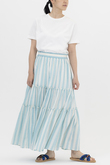 カディストライプティアードスカート