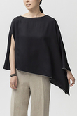 シルクケープ風ブラウス
