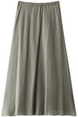 シルク混バイヤススカート