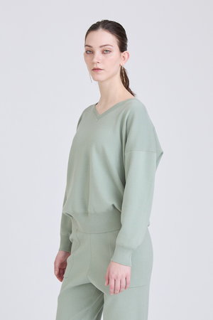 HOUSE OF LOTUS ハウスオブロータス ボートネック アルパカウール長袖 ニット  サイズ:M  ベージュ  レディース  トップス 22AW セーター HOUSE OF LOTUS｜ハウス オブ ロータスの通販｜ELLE SHOP (エル