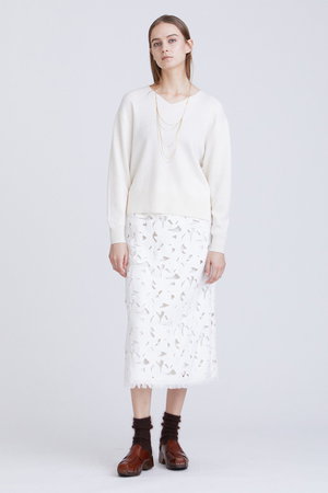 ハウス オブ ロータス/HOUSE OF LOTUSのエンブロイダリーフリンジヘムスカート(110700/110702)