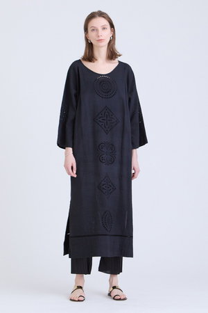 【ハウスオブロータス】チュニック ブラウス (M) トップス Vネック HOUSE OF LOTUS｜ハウス オブ ロータスのワンピース・チュニック