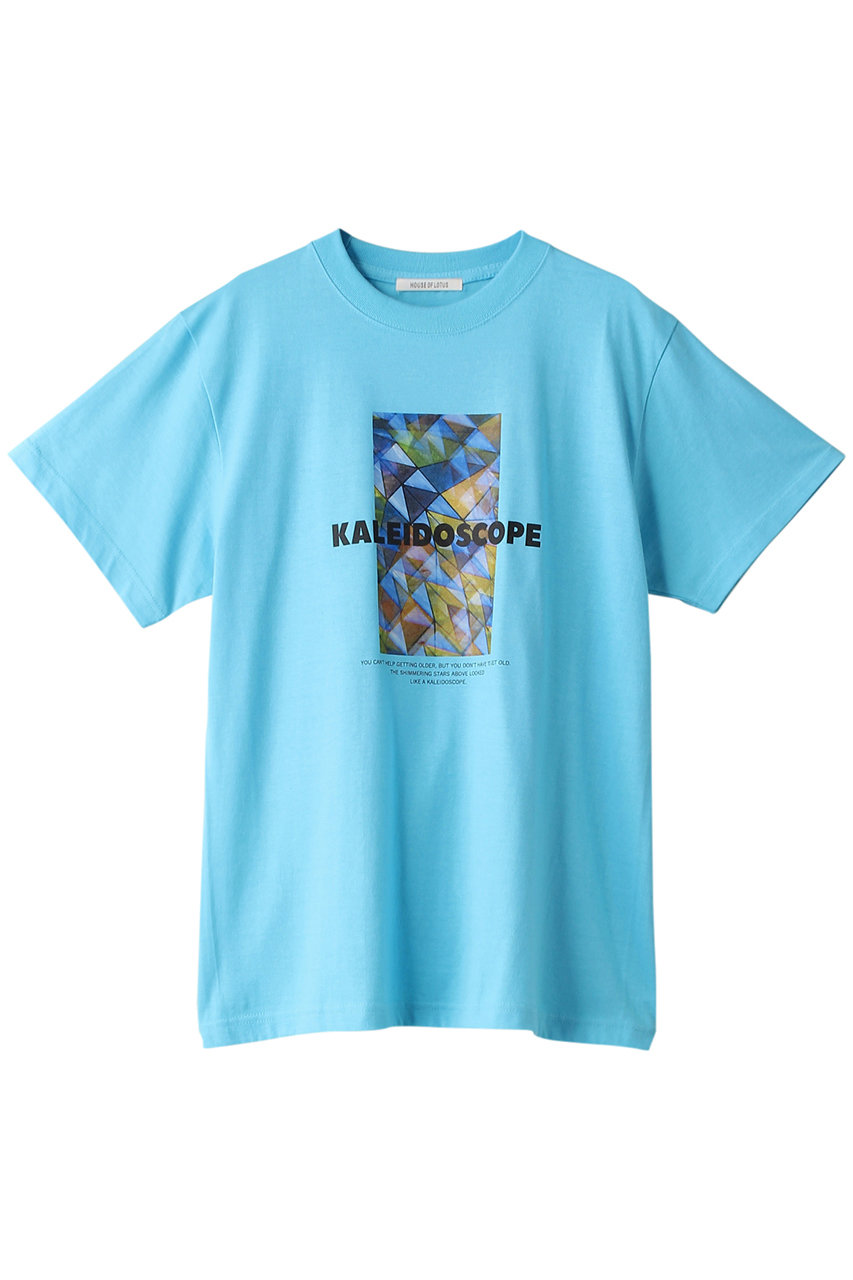 ハウス オブ ロータス/HOUSE OF LOTUSのカレイドスコーププリントTシャツ(ブルー/302410-15-080)