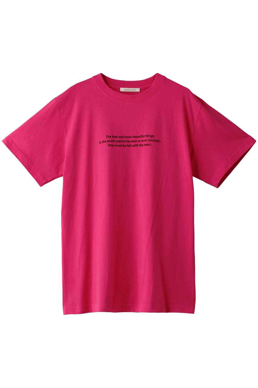 ハウス オブ ロータス/HOUSE OF LOTUSのステンドグラスプリントTシャツ(ピンク/302410-15-020)