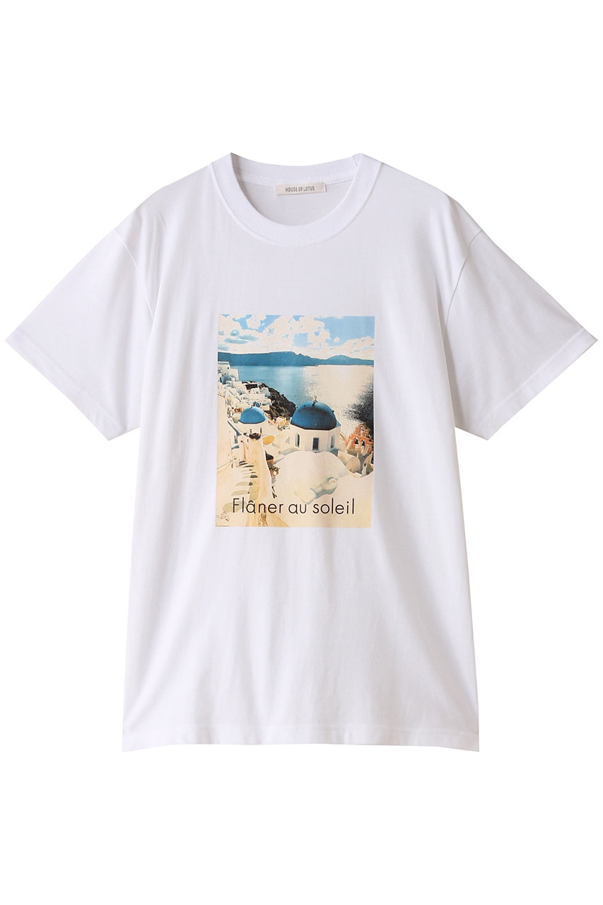 ハウス オブ ロータス/HOUSE OF LOTUSのFLANER AU SOLEIL Tシャツ(ホワイト/302420-15-040)