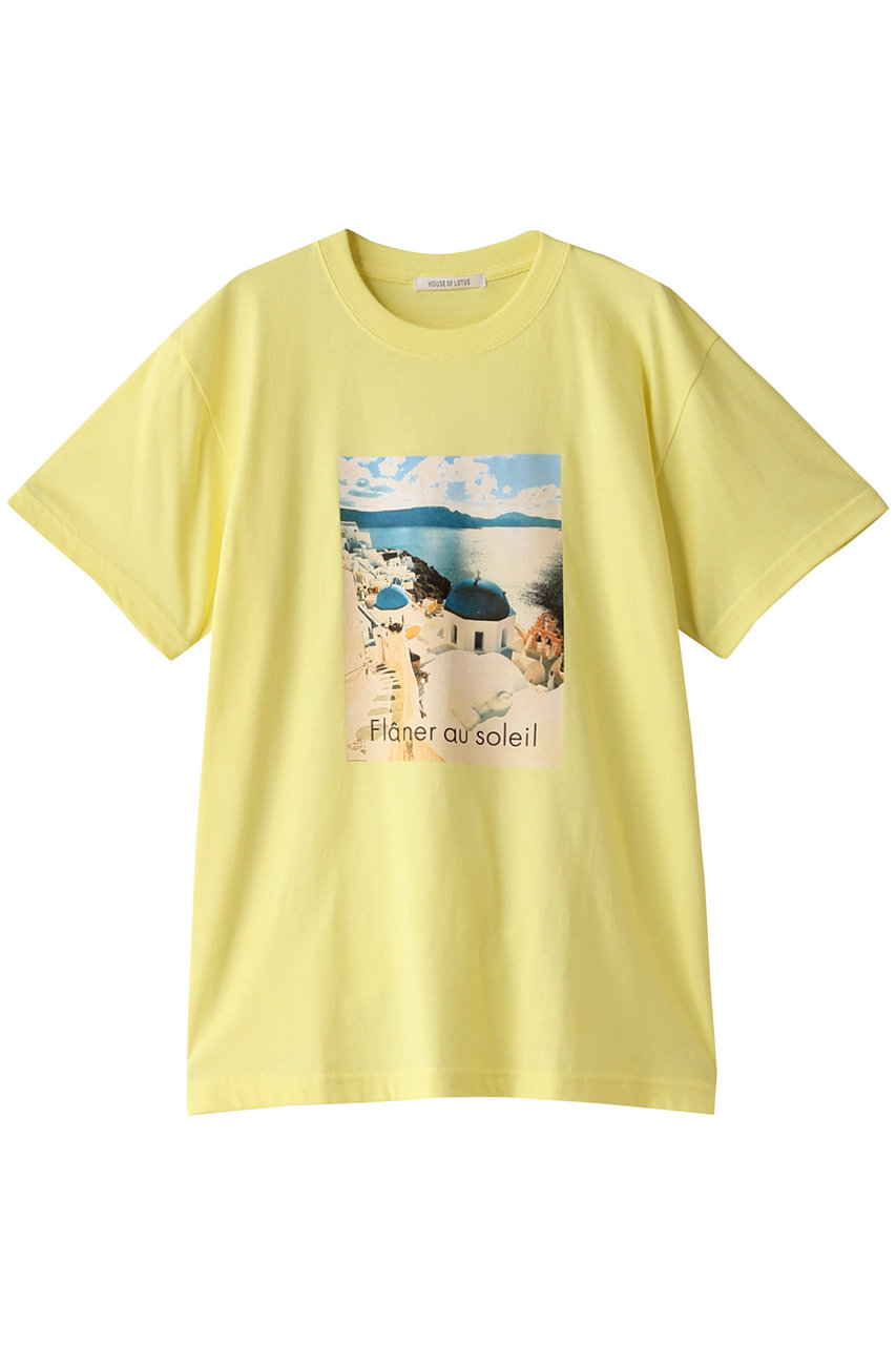 ハウス オブ ロータス/HOUSE OF LOTUSのFLANER AU SOLEIL Tシャツ(イエロー/302420-15-040)