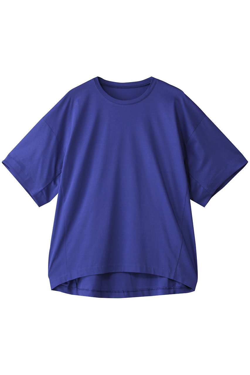 HOUSE OF LOTUS ハイゲージスムースフォルムTシャツ (ブルー, M) ハウス オブ ロータス ELLE SHOP HOUSE OF LOTUS ハイゲージスムースフォルムTシャツ (ブルー, M) ハウス オブ ロータス ELLE SHOP