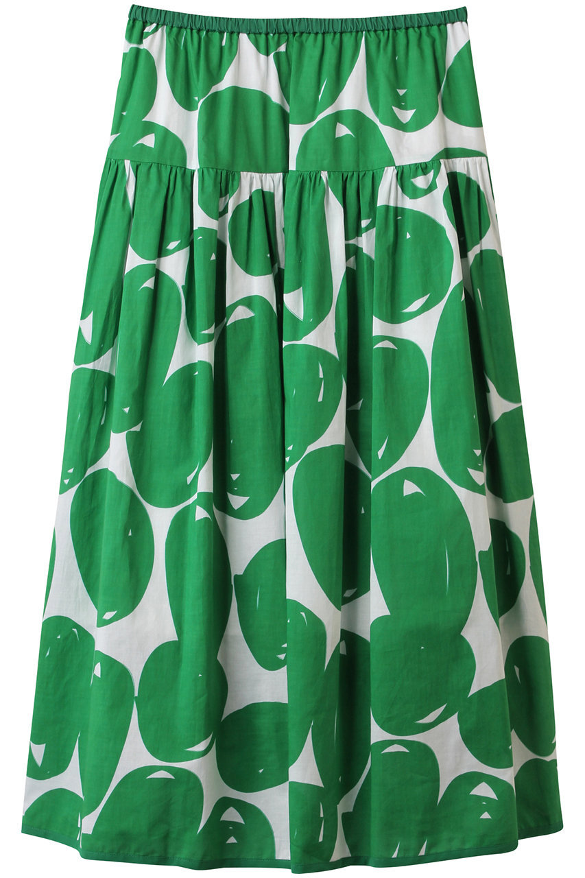 HOUSE OF LOTUS ビッグドットギャザースカート (グリーン, M) ハウス オブ ロータス ELLE SHOP HOUSE OF LOTUS ビッグドットギャザースカート (グリーン, M) ハウス オブ ロータス ELLE SHOP