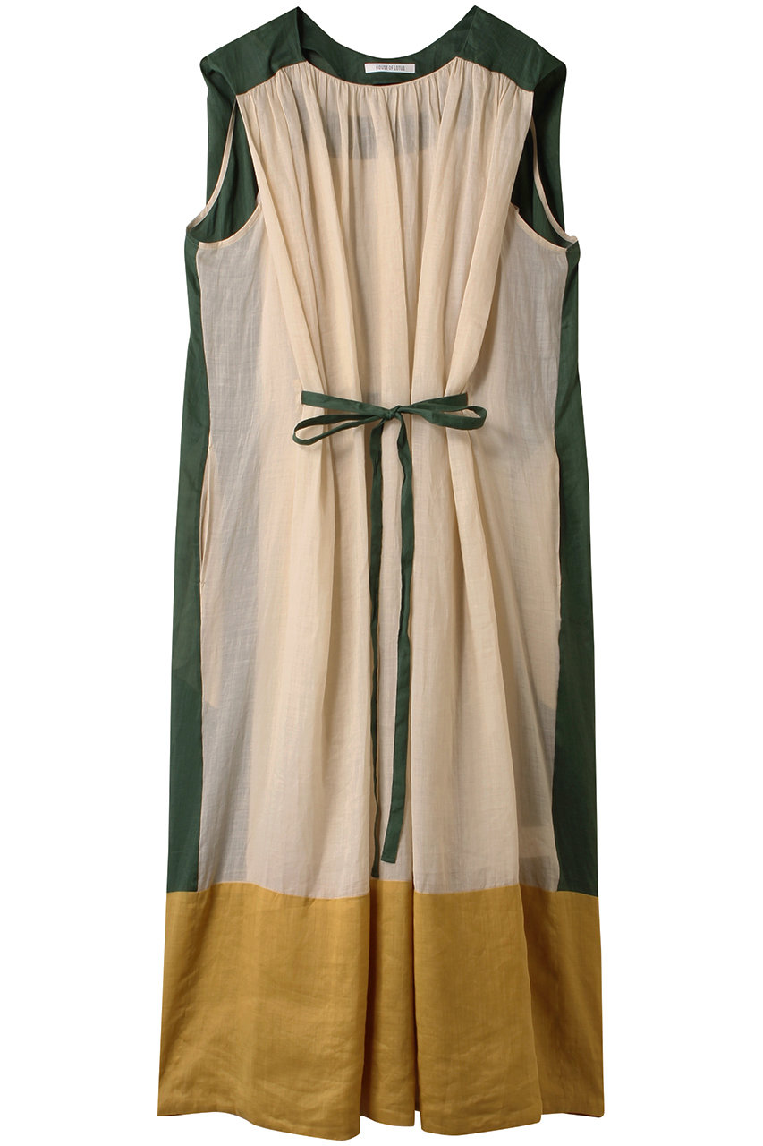 HOUSE OF LOTUS ラミーブロッキングワンピース (ベージュ系, M) ハウス オブ ロータス ELLE SHOP HOUSE OF LOTUS ラミーブロッキングワンピース (ベージュ系, M) ハウス オブ ロータス ELLE SHOP
