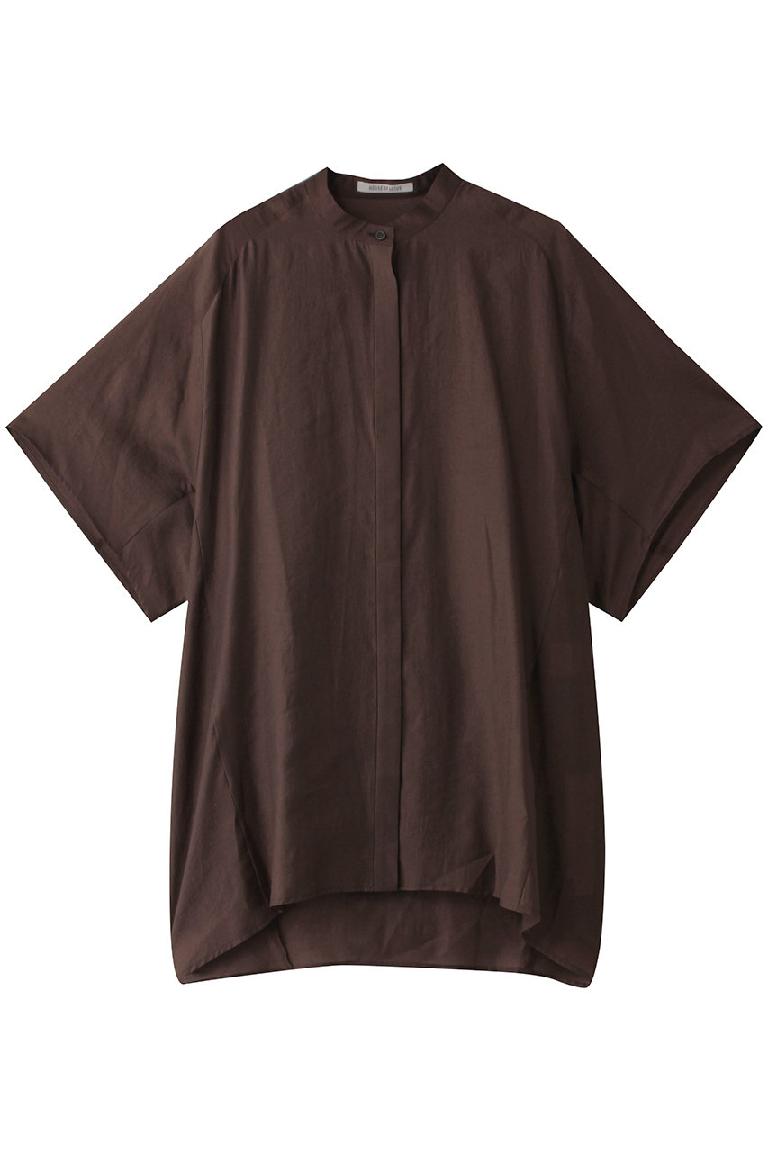 HOUSE OF LOTUS シャイニーローンブラウス (ブラウン, M) ハウス オブ ロータス ELLE SHOP HOUSE OF LOTUS シャイニーローンブラウス (ブラウン, M) ハウス オブ ロータス ELLE SHOP
