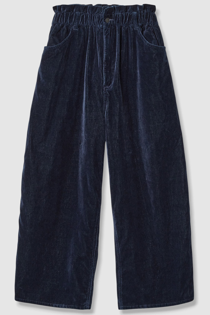 HOUSE OF LOTUS インディゴベルベットパンツ (ネイビー, M) ハウス オブ ロータス ELLE SHOP HOUSE OF LOTUS インディゴベルベットパンツ (ネイビー, M) ハウス オブ ロータス ELLE SHOP