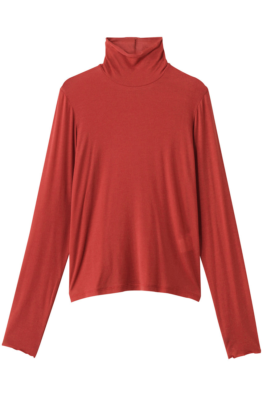 ハウス オブ ロータス/HOUSE OF LOTUSのシルクカシミヤブレンドシアータートルプルオーバー(オレンジ/302520-15-050)