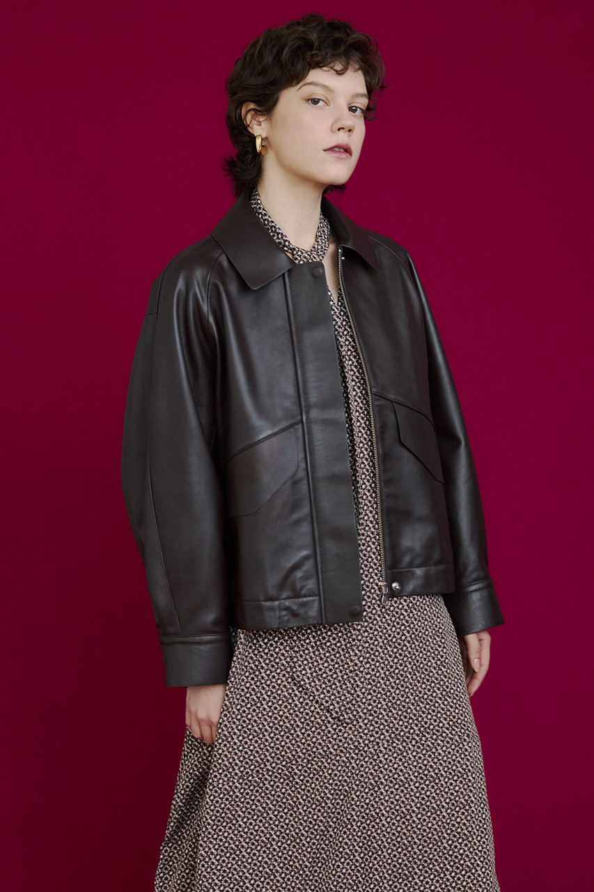 HOUSE OF LOTUS(ハウス オブ ロータス)｜レザーブルゾン/ダーク