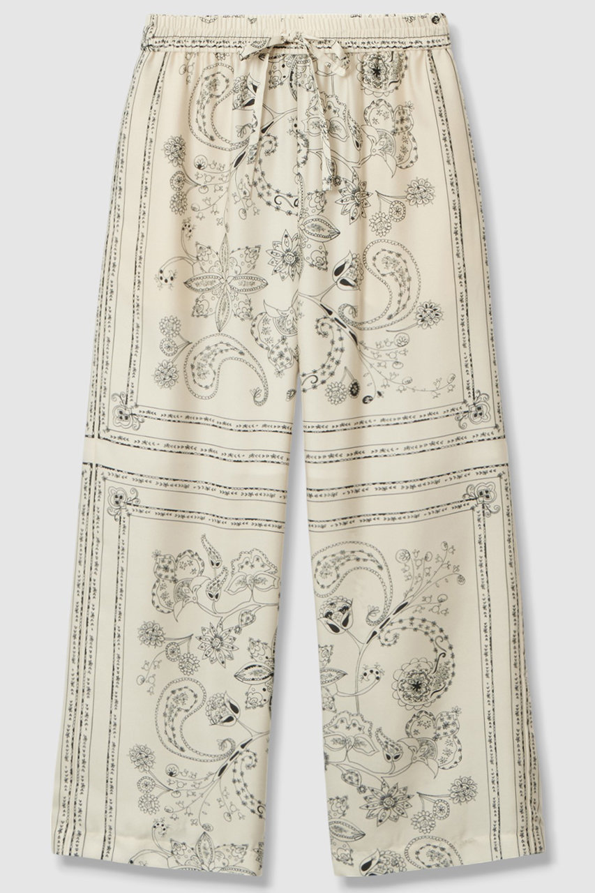 スカーフプリントパンツ