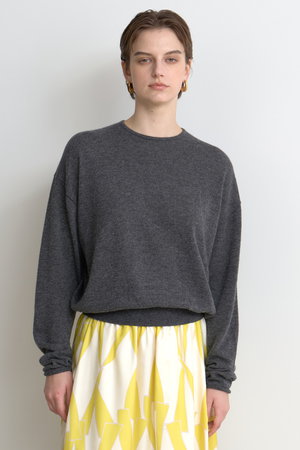 ハウス オブ ロータス/HOUSE OF LOTUSのカシミヤシルククルーネックプルオーバー(110300/110301)