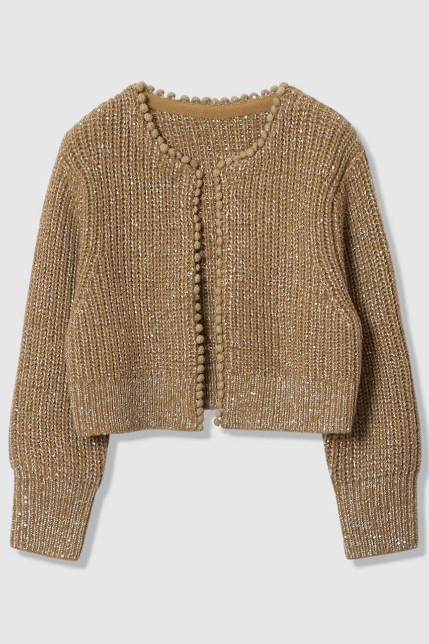 ハンドクロシェットボタンカーディガン