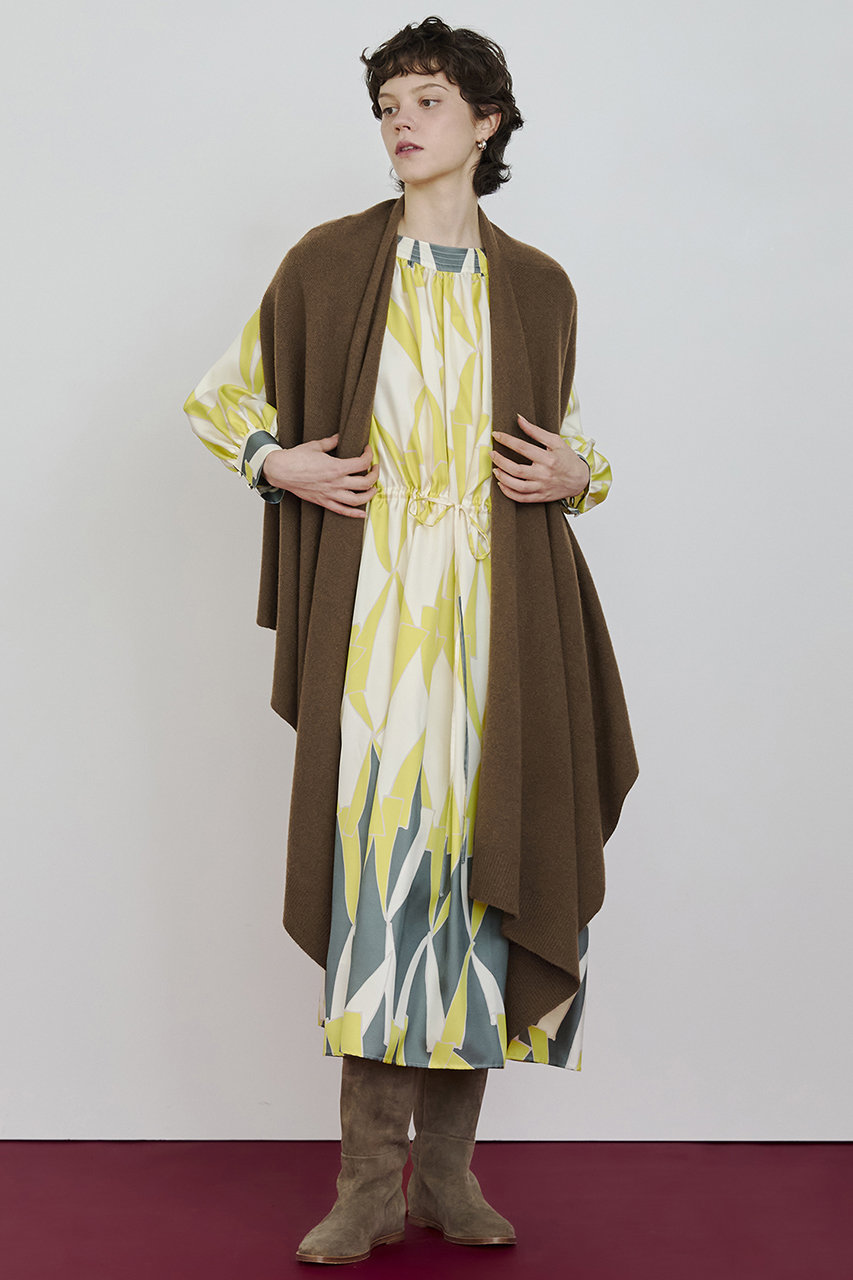 HOUSE OF LOTUS(ハウス オブ ロータス)｜ウールストールジレ/ブラウン