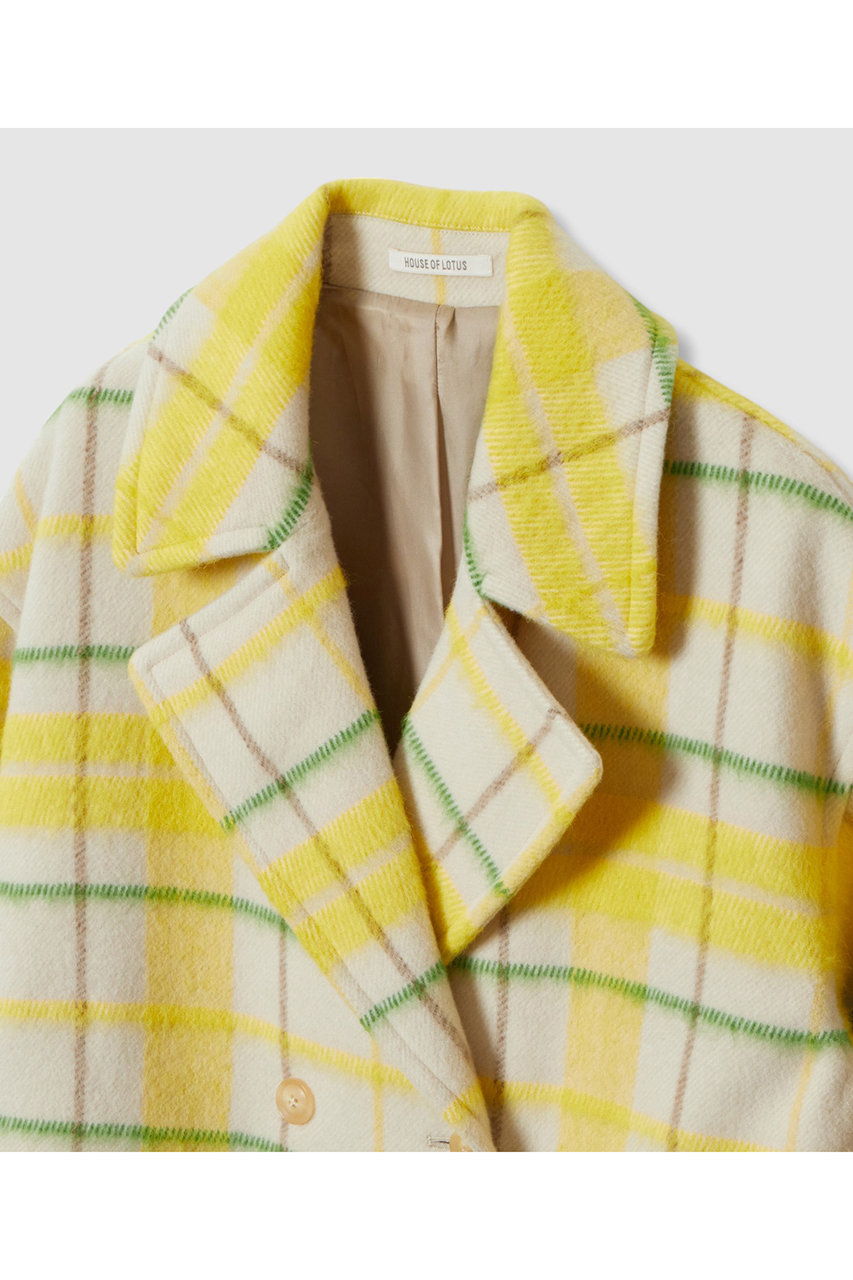 HOUSE OF LOTUS(ハウス オブ ロータス)｜シャギーチェックコート