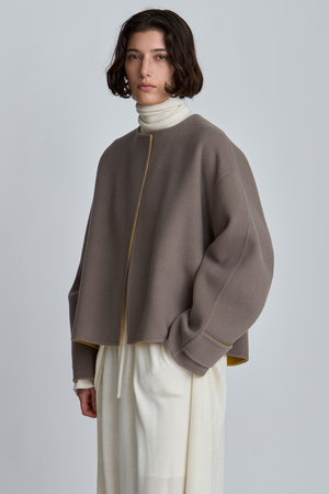 ハウス オブ ロータス/HOUSE OF LOTUSのバイカラーショートコート(110900/110902)