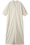 コットンブロードパフスリーブドレス ハウス オブ ロータス/HOUSE OF LOTUS アイボリー
