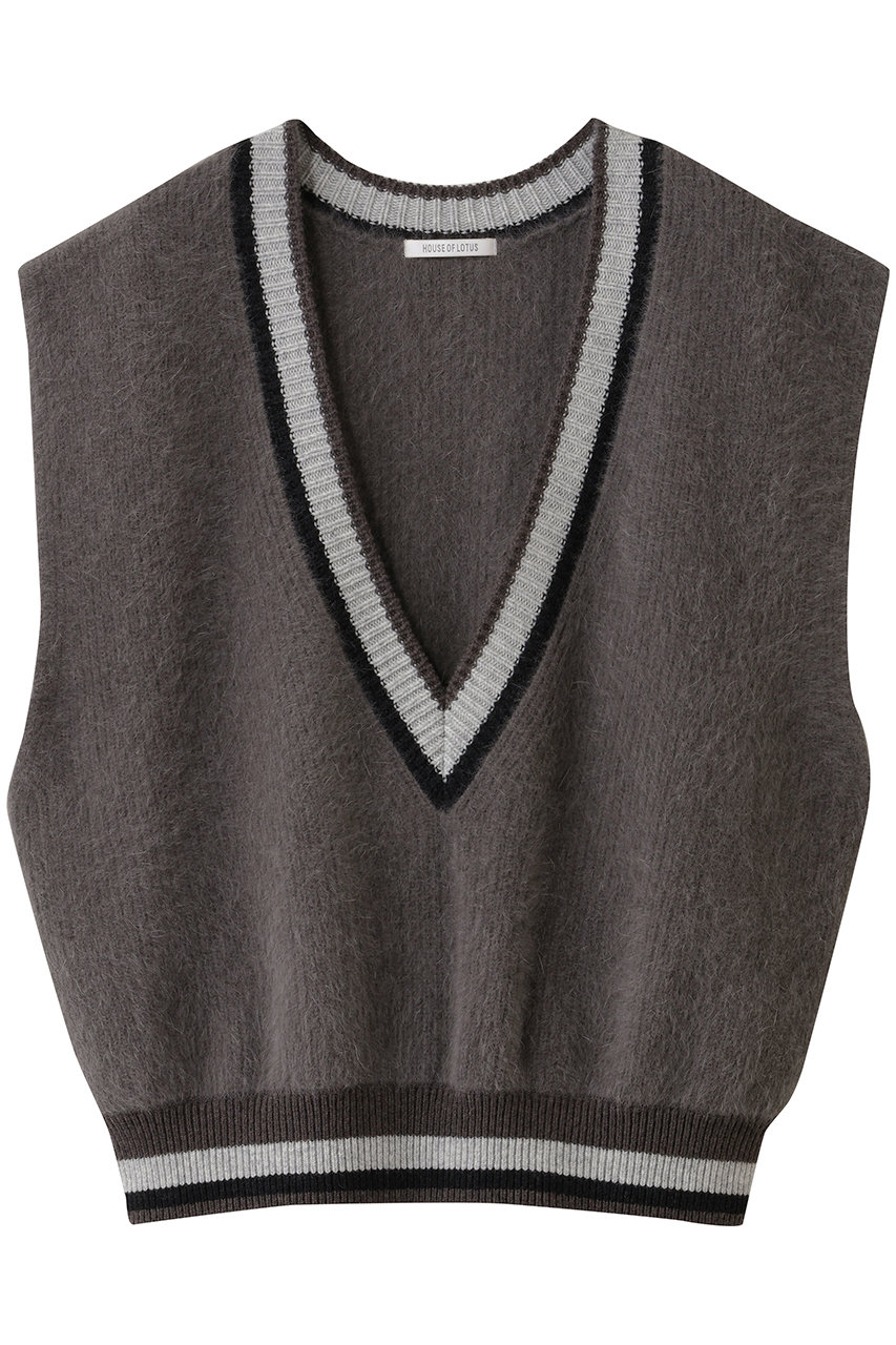 フォックスファーチルデンニットベスト