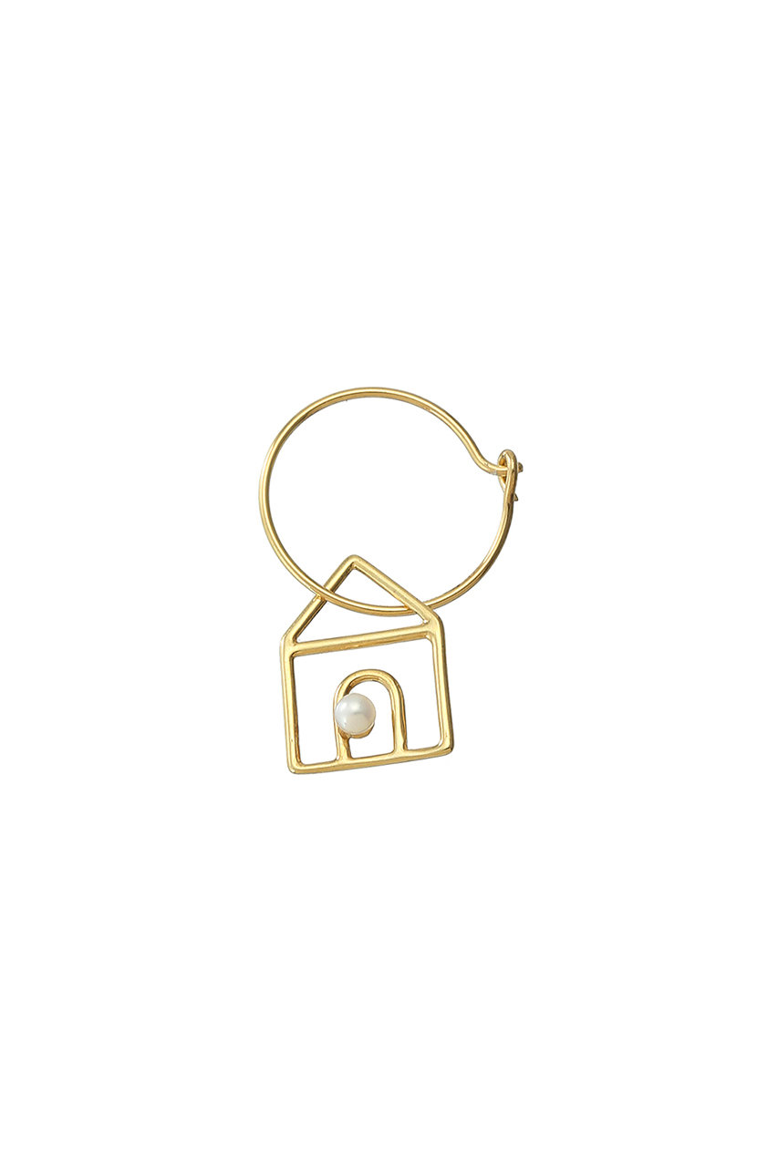 ALIITA アリータ CASITA PERLA 2wayピアス(片耳用) イエローゴールド