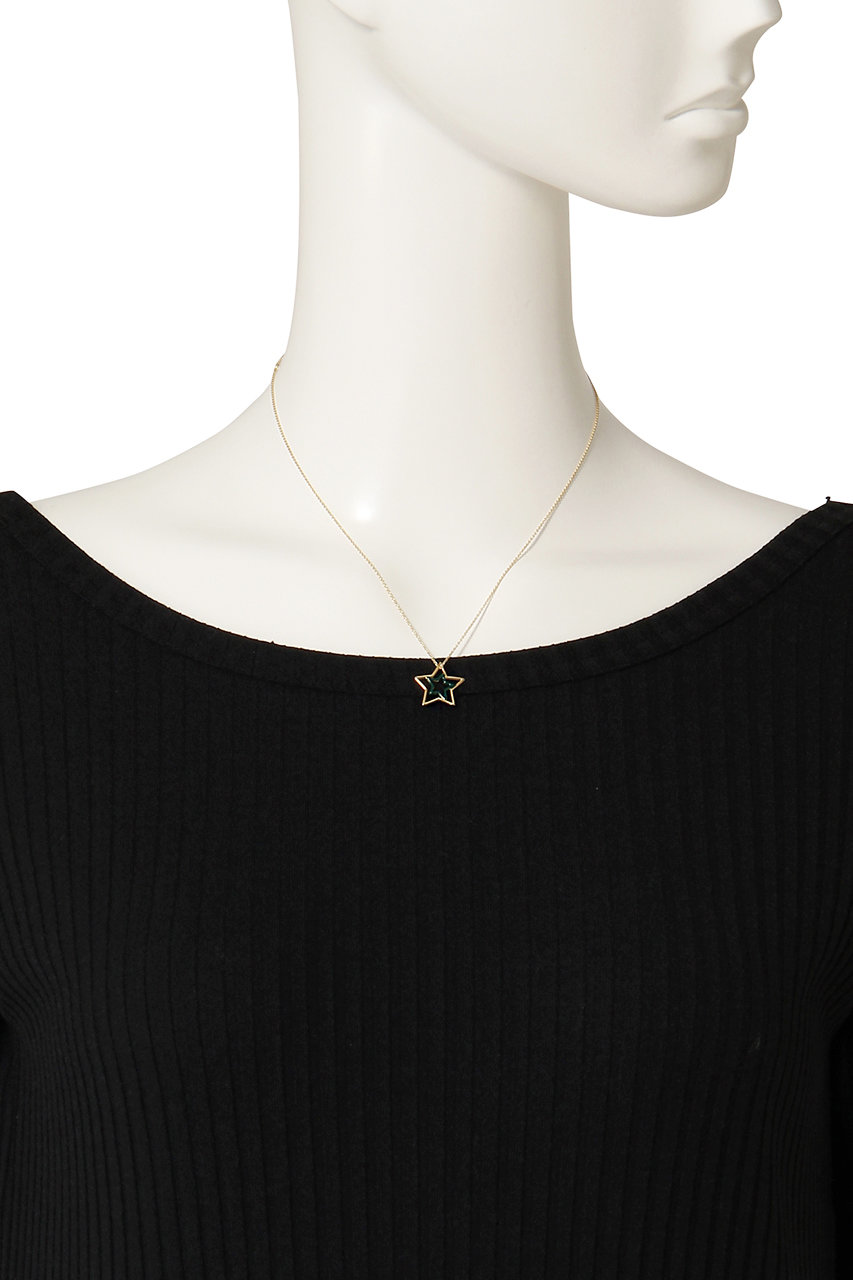 【ALIITA】Estrella サファイア&イエローゴールドネックレス aliita-necklace-gold-star-