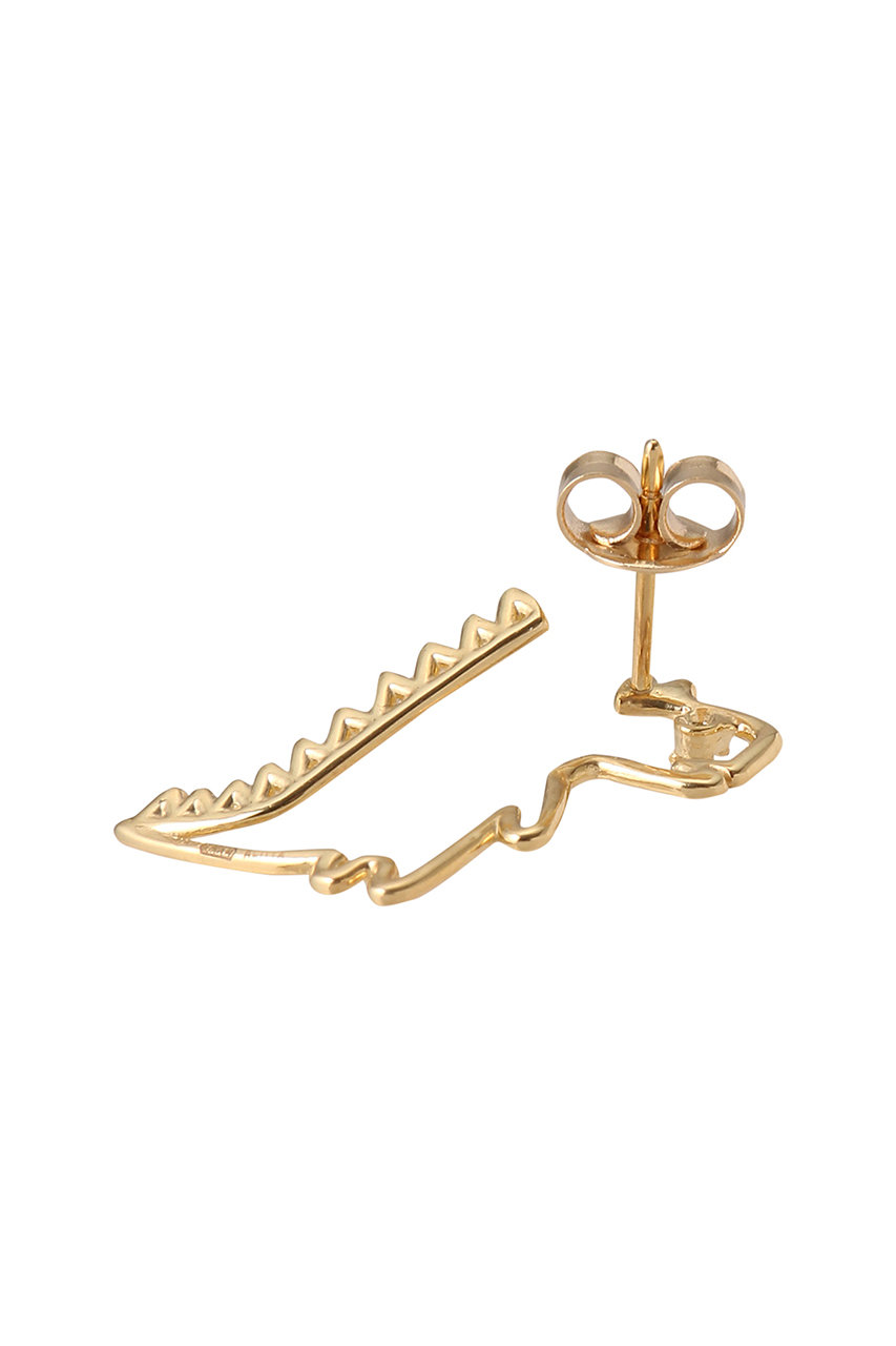 ALIITA 片耳ピアス DINO ESMERALDA EARRING ALIITA(アリータ)｜DINO ESMERALDA ピアス（片耳用）/イエロー