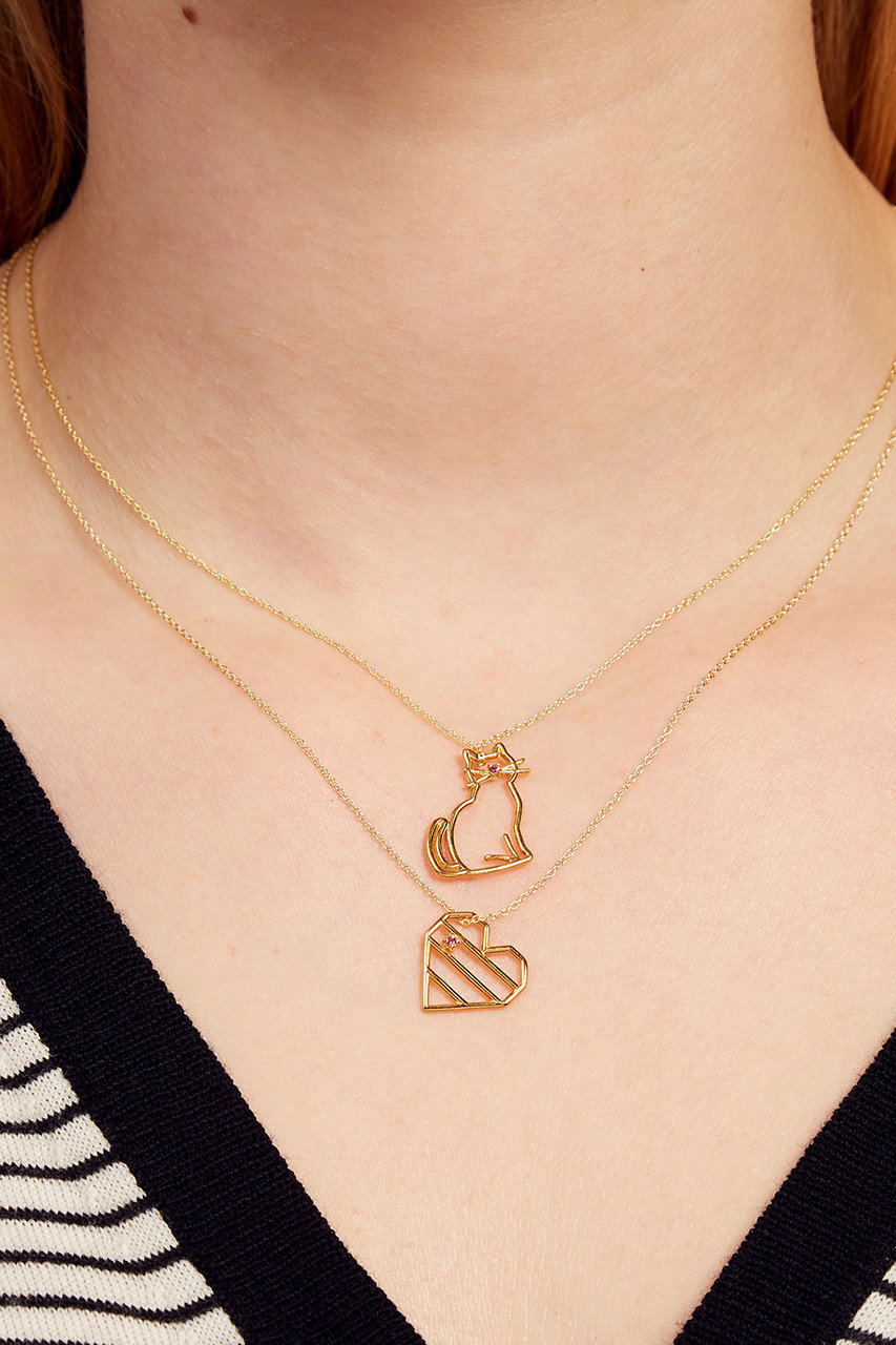 【国内発送/関税込!!】ALIITA★Tu Y Yo ネックレス 9Kゴールド aliita-necklace-cat-