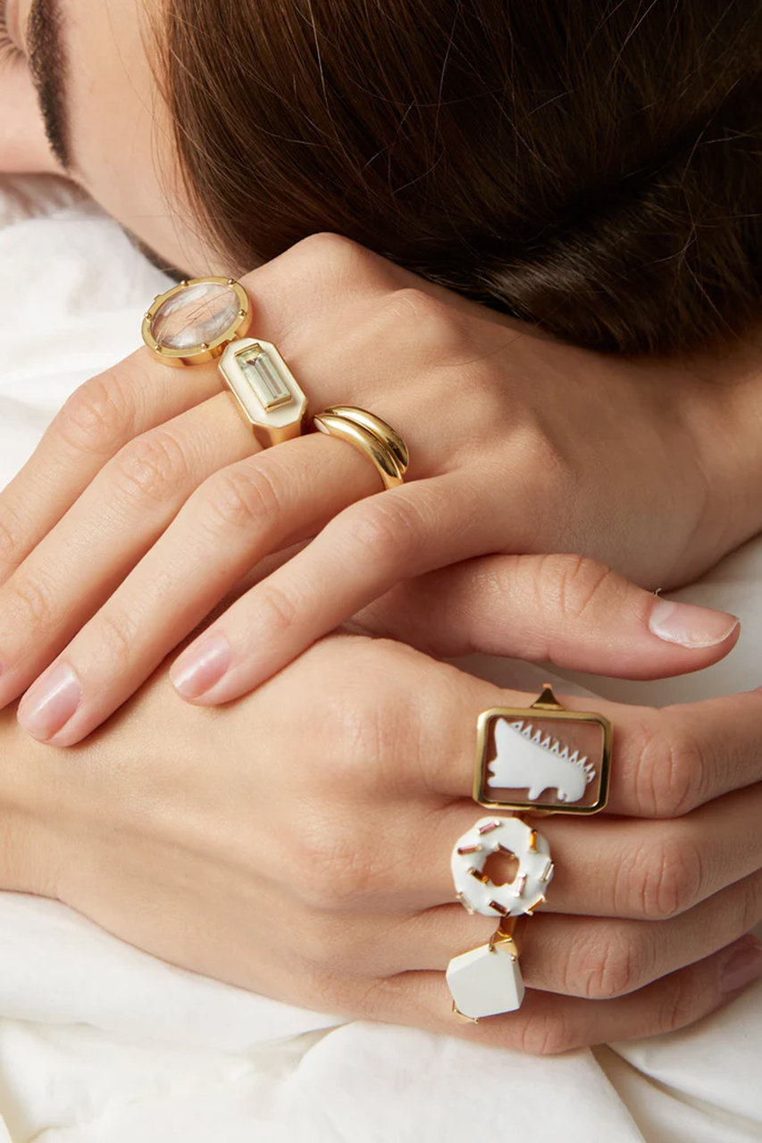 ALIITA(アリータ)｜CAMEO DINO リング/イエローゴールド の通販