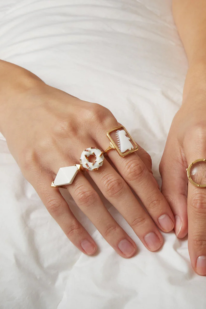 【定価13万円超☆美品】アリータ CAMEO DINO リング S ゴールド aliita-ring-dinosaur-gold-