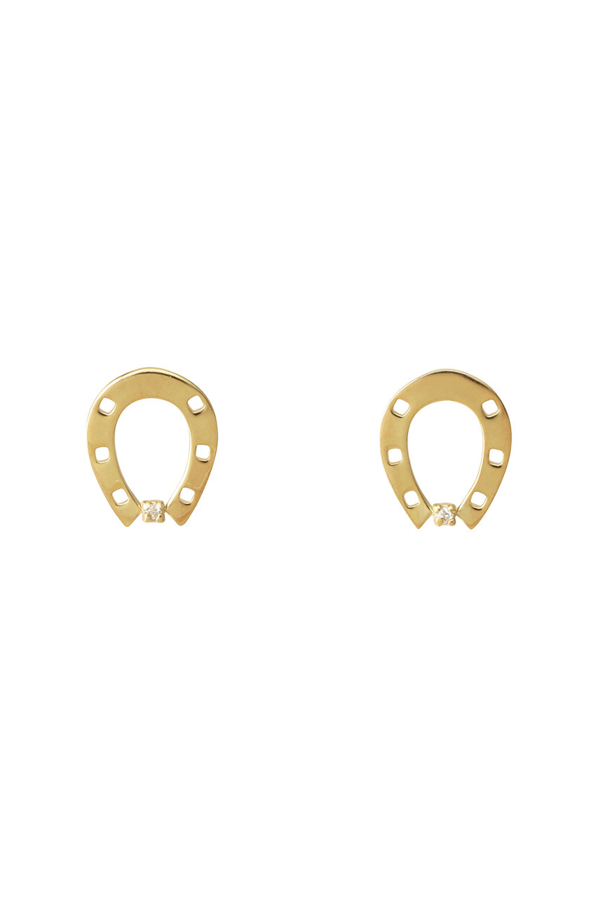 ALIITA HORSESHOE BRILLANTE ピアス (イエローゴールド, F) アリータ ELLE SHOP ALIITA HORSESHOE BRILLANTE ピアス (イエローゴールド, F) アリータ ELLE SHOP