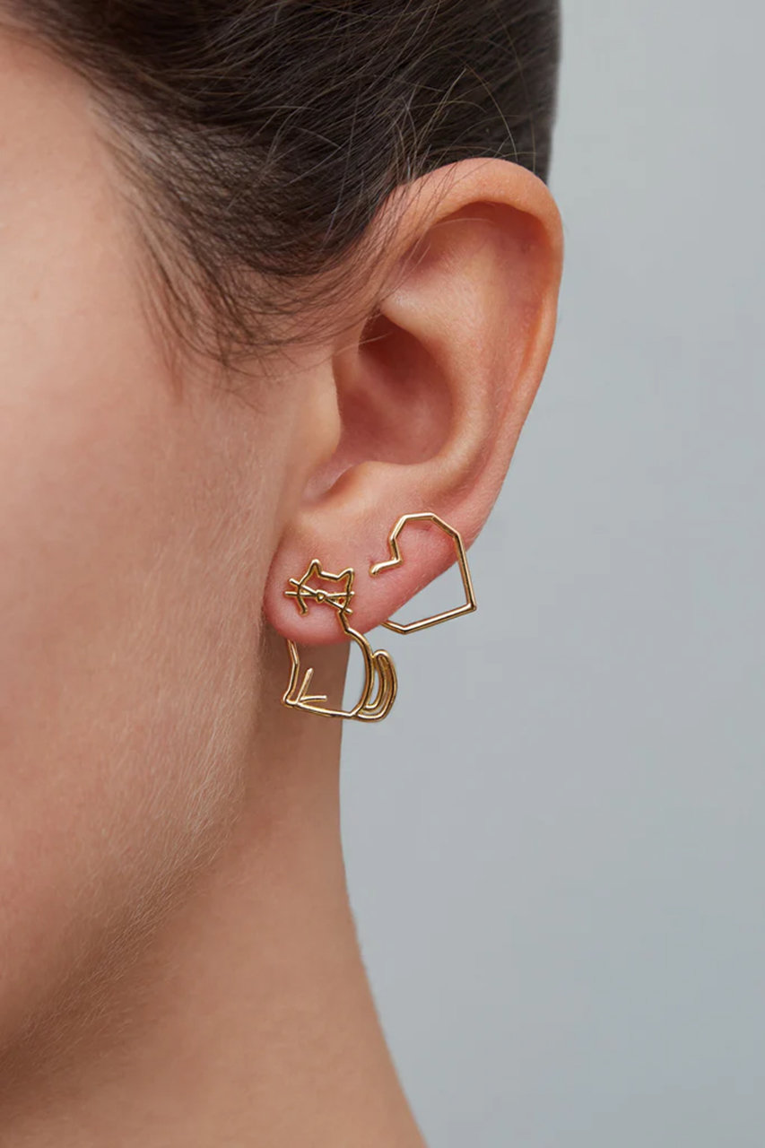 フランス発送 ALIITA 片耳ピアス MIAU EARRING アリータ ALIITA ALIITA ピアス MIAU EARRING SINGLE 片耳販売